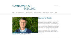Desktop Screenshot of homeopathichealing.org