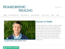 Tablet Screenshot of homeopathichealing.org